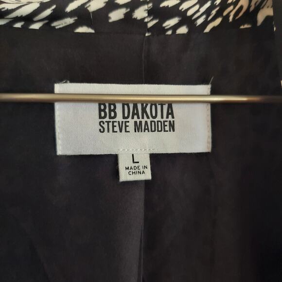 BB Dakota Duster Jacket Floral Animal Print Patchwork Large - Picture 4 of 8